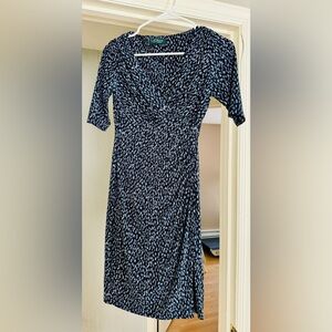 Ralph Lauren short sleeve officewear body con dress